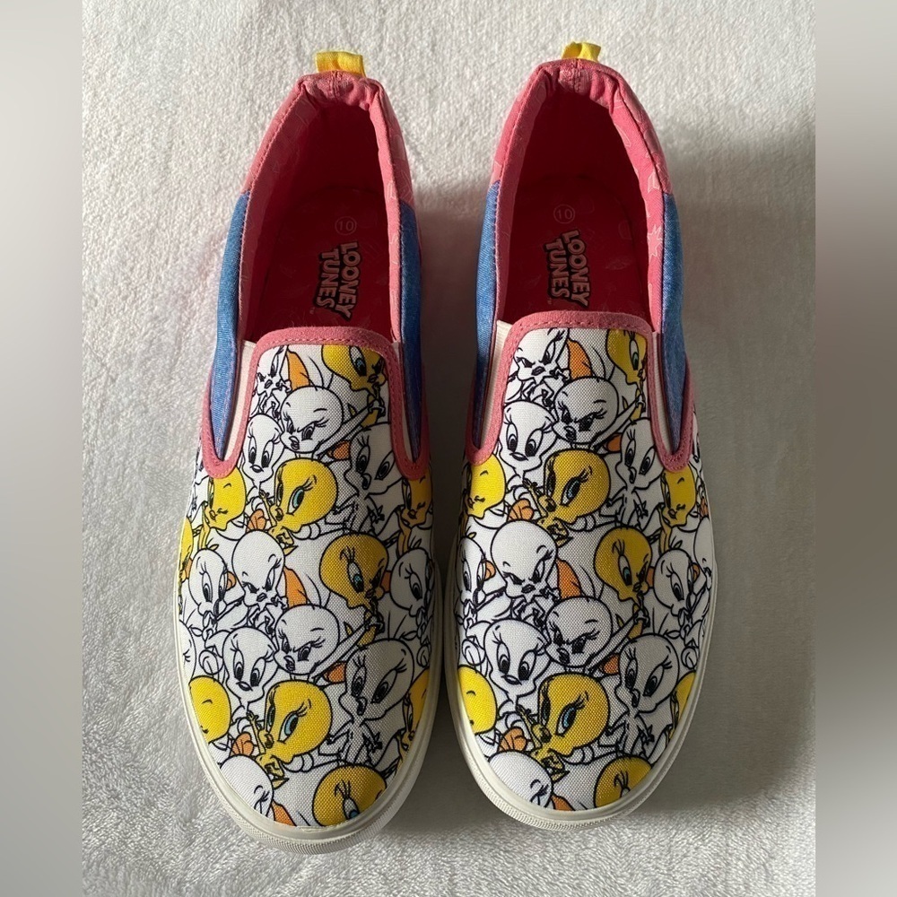 Looney Tunes Piolin Slip‎ On Shoes Size 10